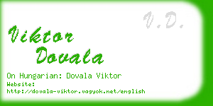 viktor dovala business card